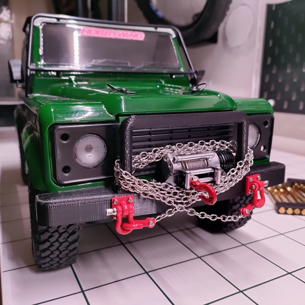 Tamiya Land Rover Defender 90 tampon seti görsel 2