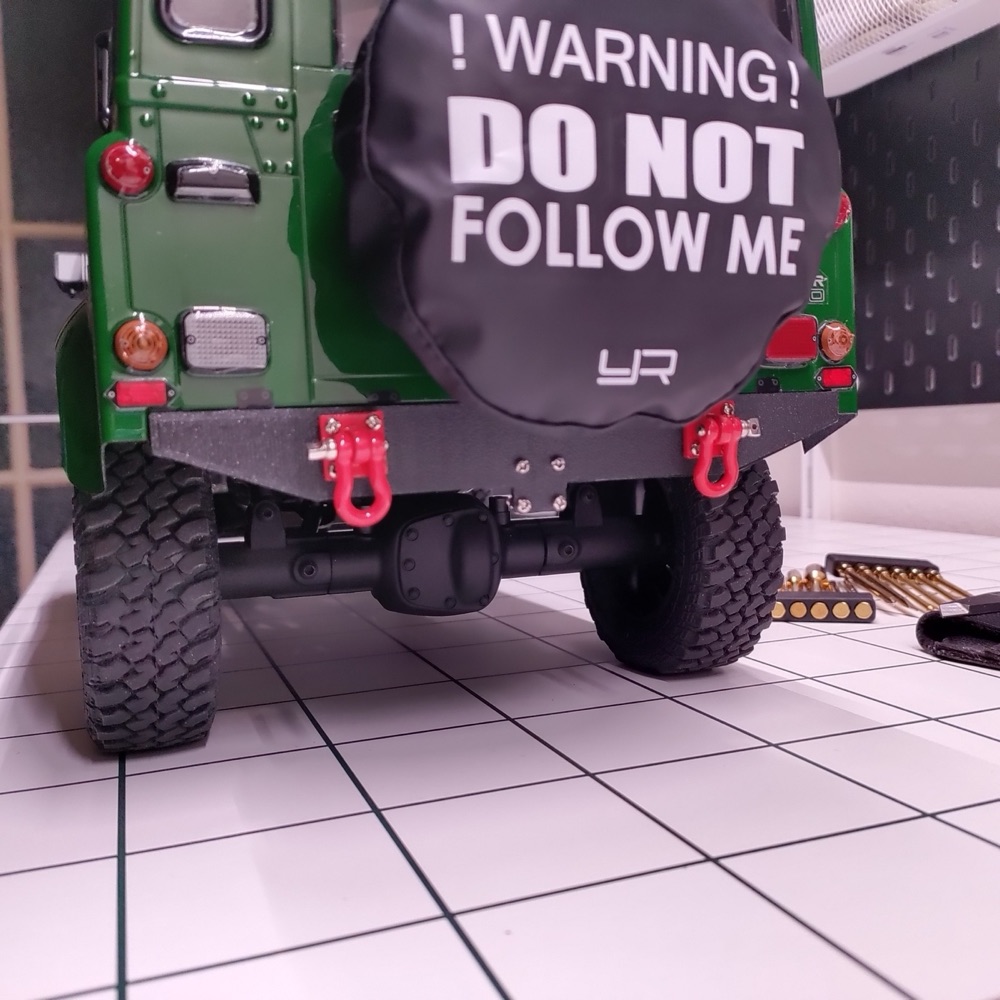 Tamiya Land Rover Defender 90 tampon seti görsel 3