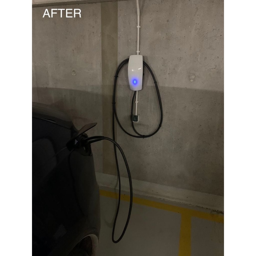 Tesla Duvar Şarj Cihazı (Wall Connector) Kablo Tutucu Klips görsel 2