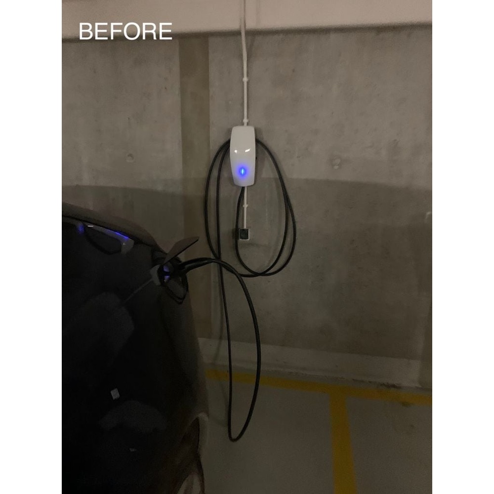 Tesla Duvar Şarj Cihazı (Wall Connector) Kablo Tutucu Klips görsel 3