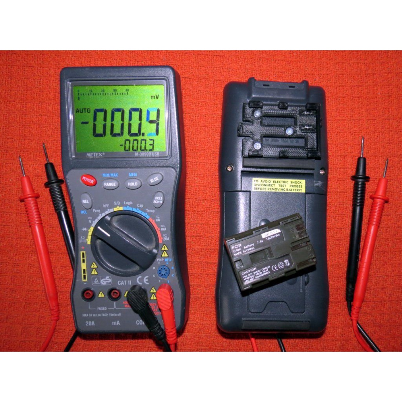 Canon BP-511 Tipi Pil için Klips Çerçeve görsel 3
