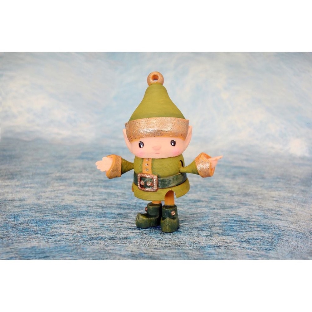 Eklemli Noel Seti (Noel Baba, Cüce ve Ren Geyiği) görsel 2