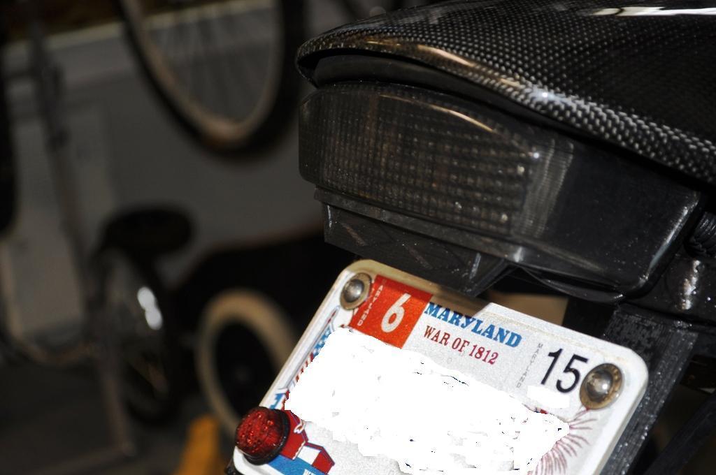 Motosiklet Plaka LED Işık Tutucu görsel 4