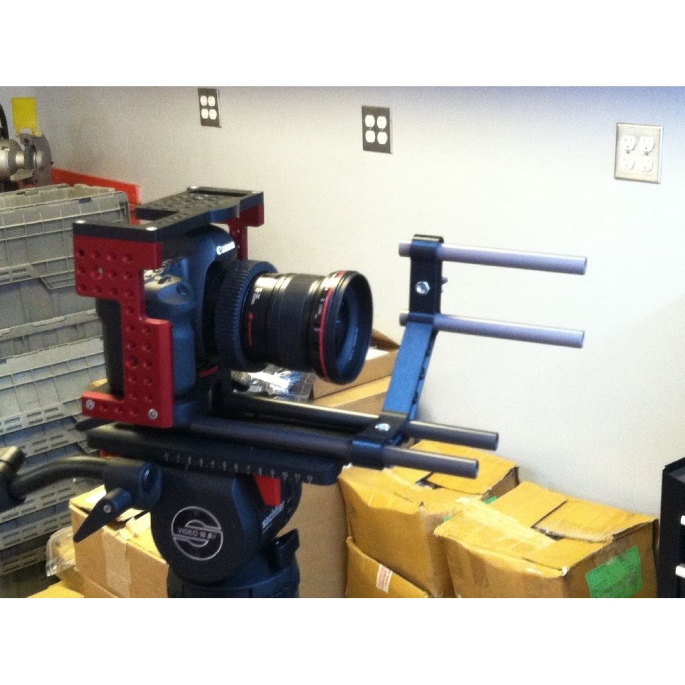 Stüdyo Video Rigi için 85mm Ofset Ray Plakası görsel 3