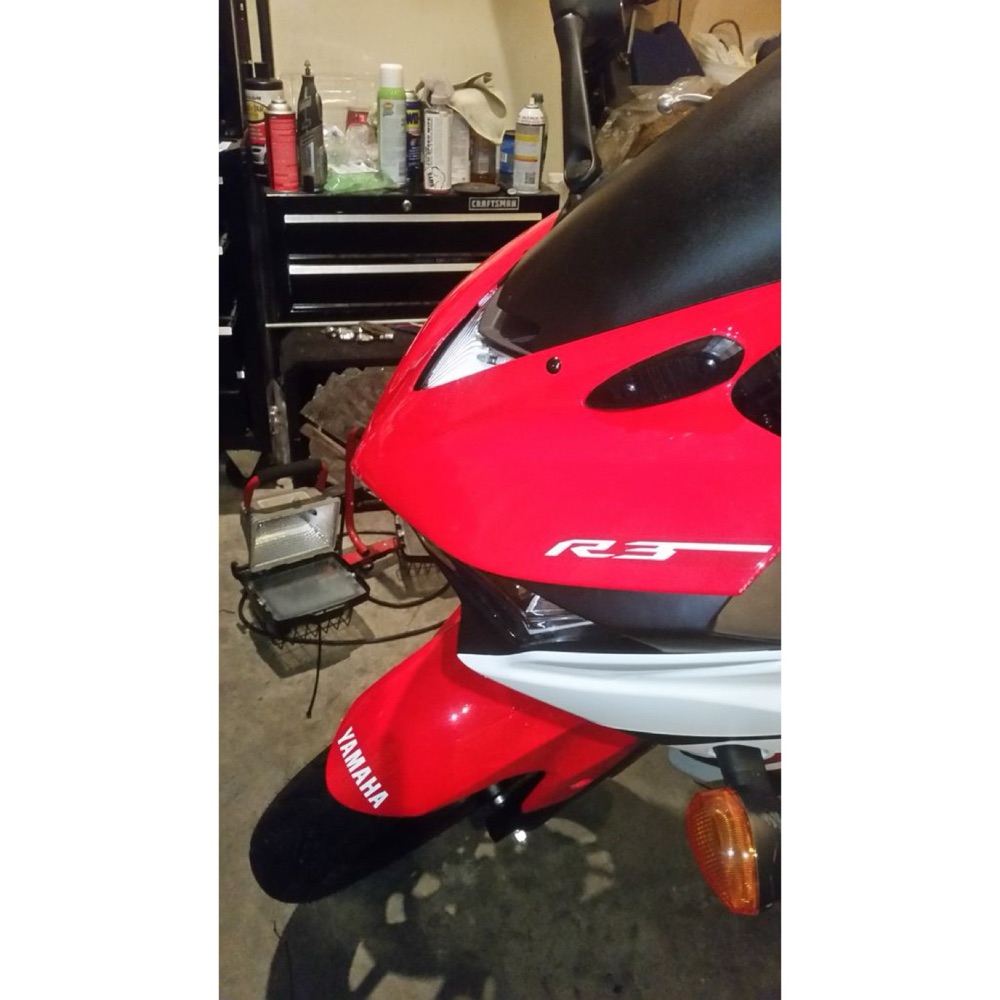 Yamaha R3 (2015) Ayna Deliği Kapatma Plakası görsel 2