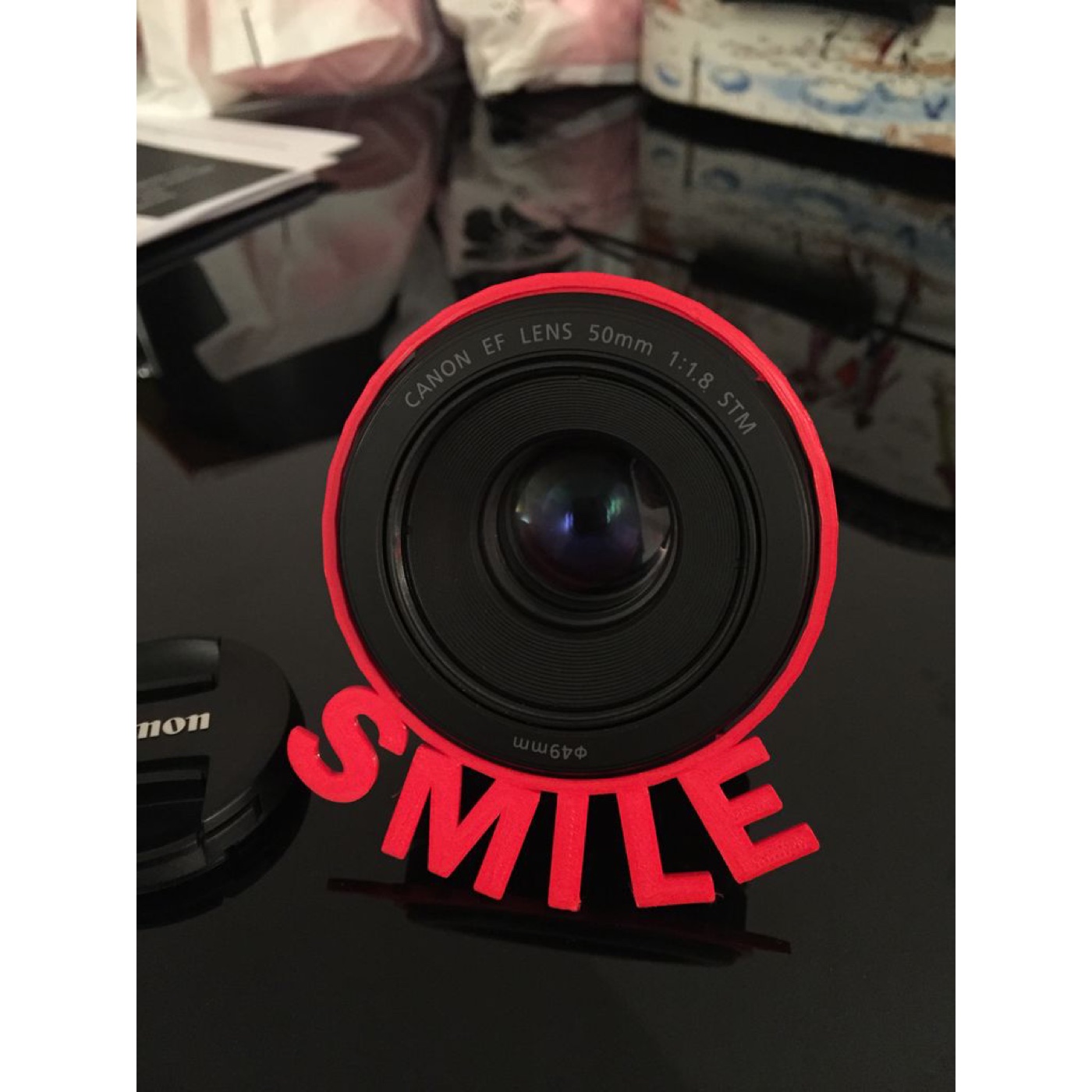 Canon EF 49mm Lensler için Gülümseme Parasoleyi görsel 3