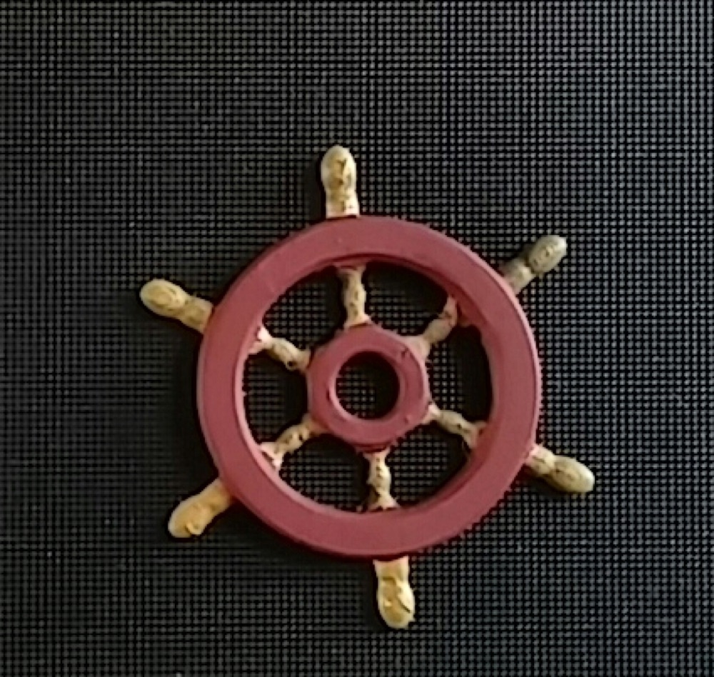 Dekoratif Tekne Dümen Çarkı görsel 2