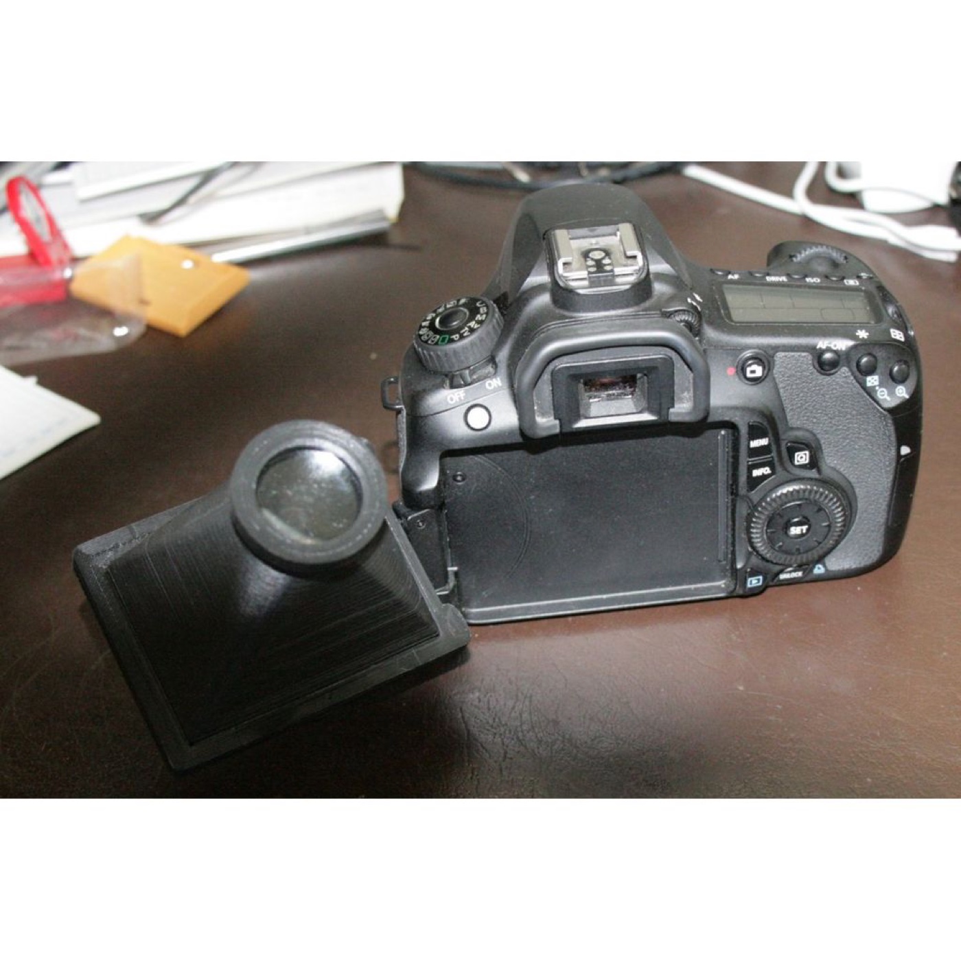 Canon EOS 60D LCD Ekranı için Büyüteç Tutucu
