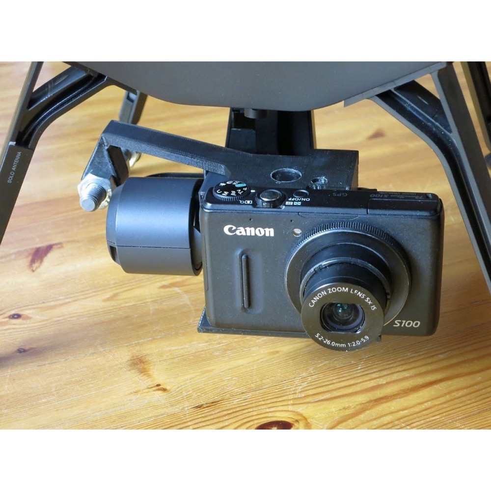 Canon PowerShot S100 için 3DR Solo Gimbal Adaptör Seti görsel 2
