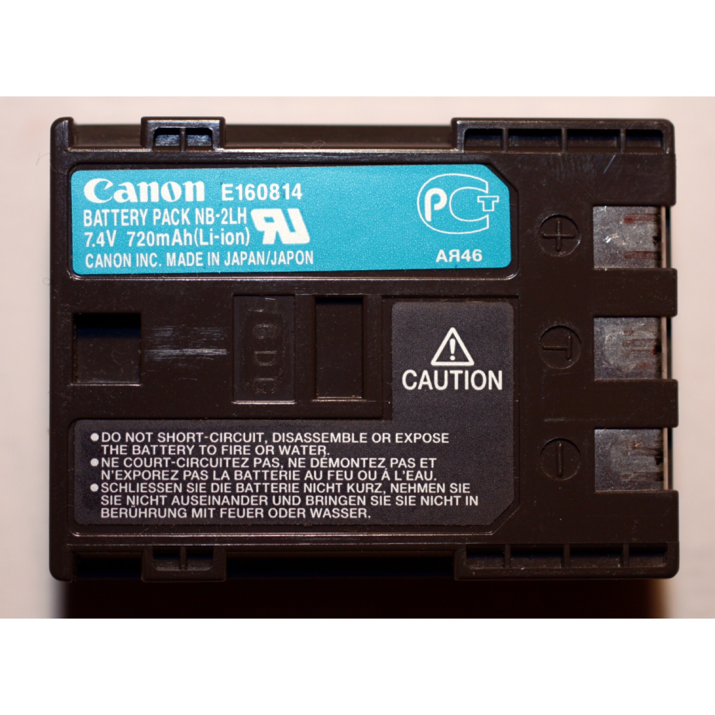 Canon NB-2L Pil Yuvası için Harici Güç Eliminatör Adaptörü görsel 3