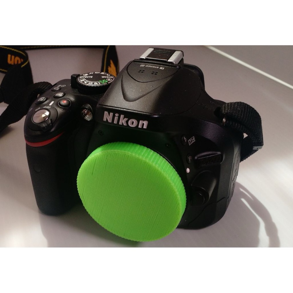 Nikon F-Mount Gövde Kapağı (Pinhole Kamera Delikli Seçenek)