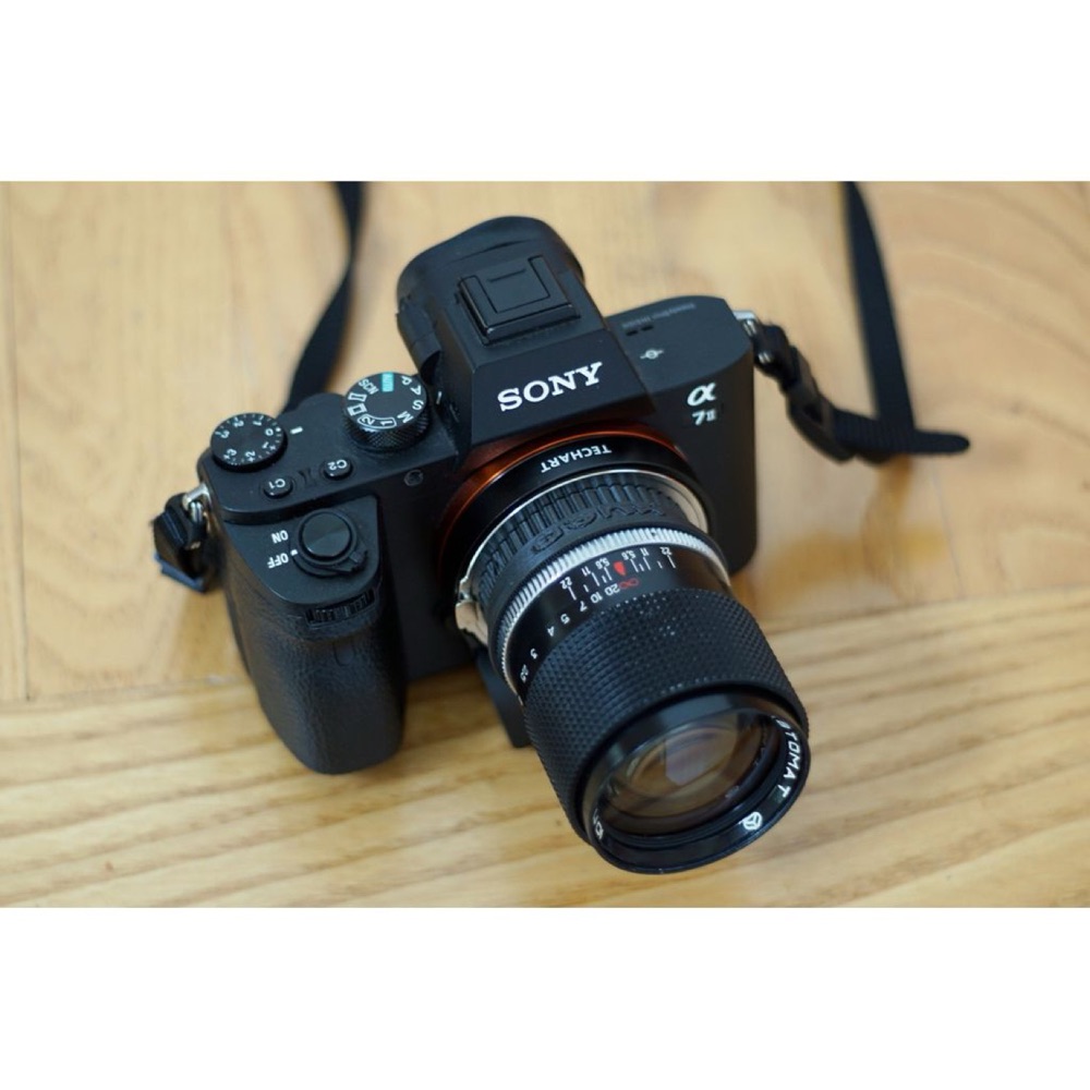 Kiev 10/15 Lens - Leica M Gövde Adaptörü (Techart LM-EA7 Uyumlu)