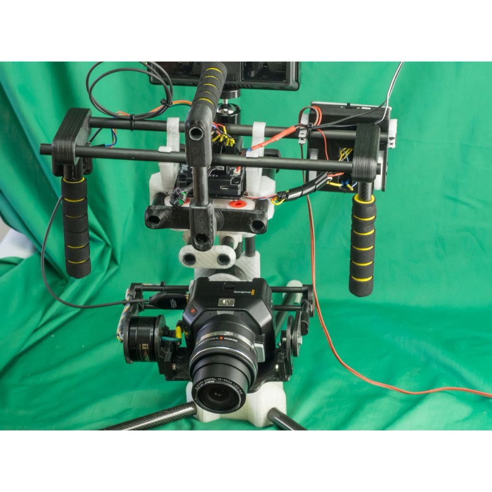 BlackMagic Micro Cinema / Panasonic GH3 için El veya Drone Tipi Gimbal görsel 3