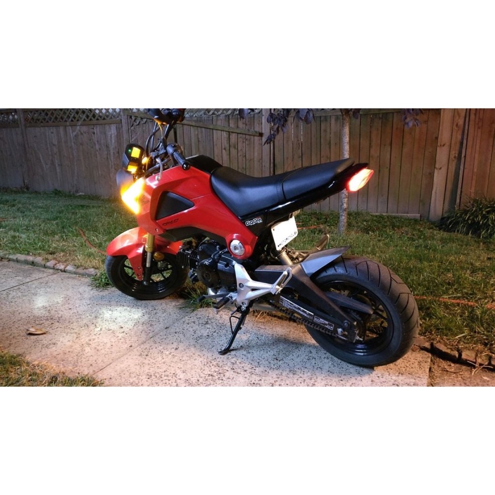 Honda Grom plaka taşıyıcı ve çamurluk iptal takımı görsel 3