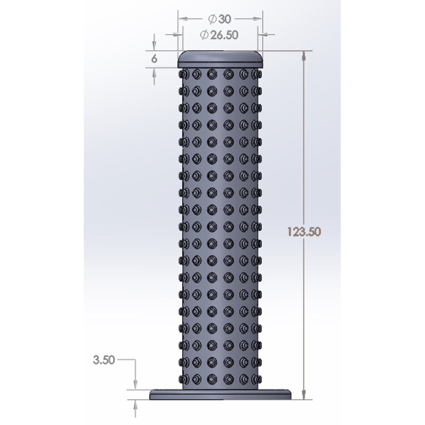 Bisiklet Gidon Tutamağı (22mm İç Çap) görsel 2