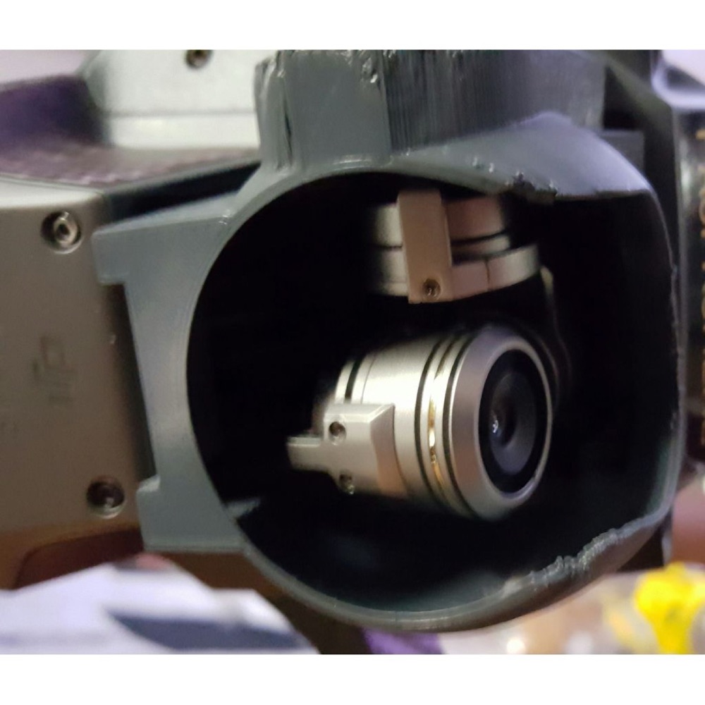 DJI Mavic Pro Kamera Güneşliği ve Gimbal Koruyucu Siper (Parlama Önleyici, v1 / v4 / v5) görsel 3