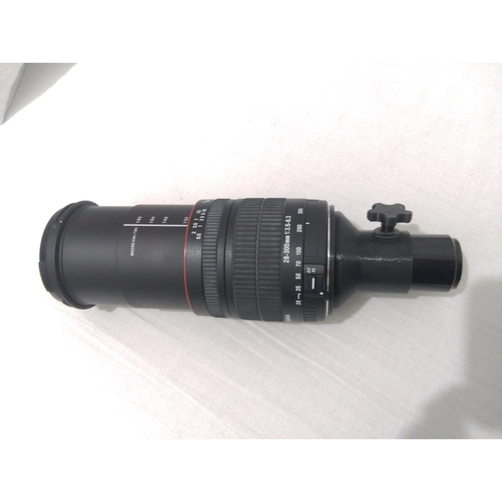 Canon EF lens to spyglass coverter