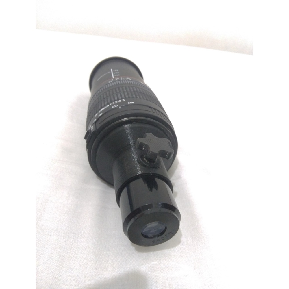 Canon EF lens to spyglass coverter görsel 2