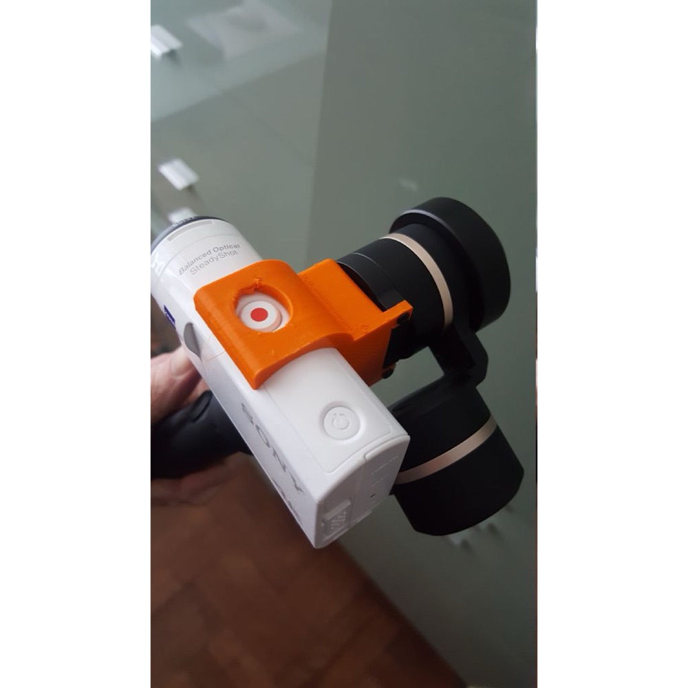 Sony FDR-X3000 Aksiyon Kamerası için Feiyu G5 Gimbal Dönüştürücü Blok görsel 2