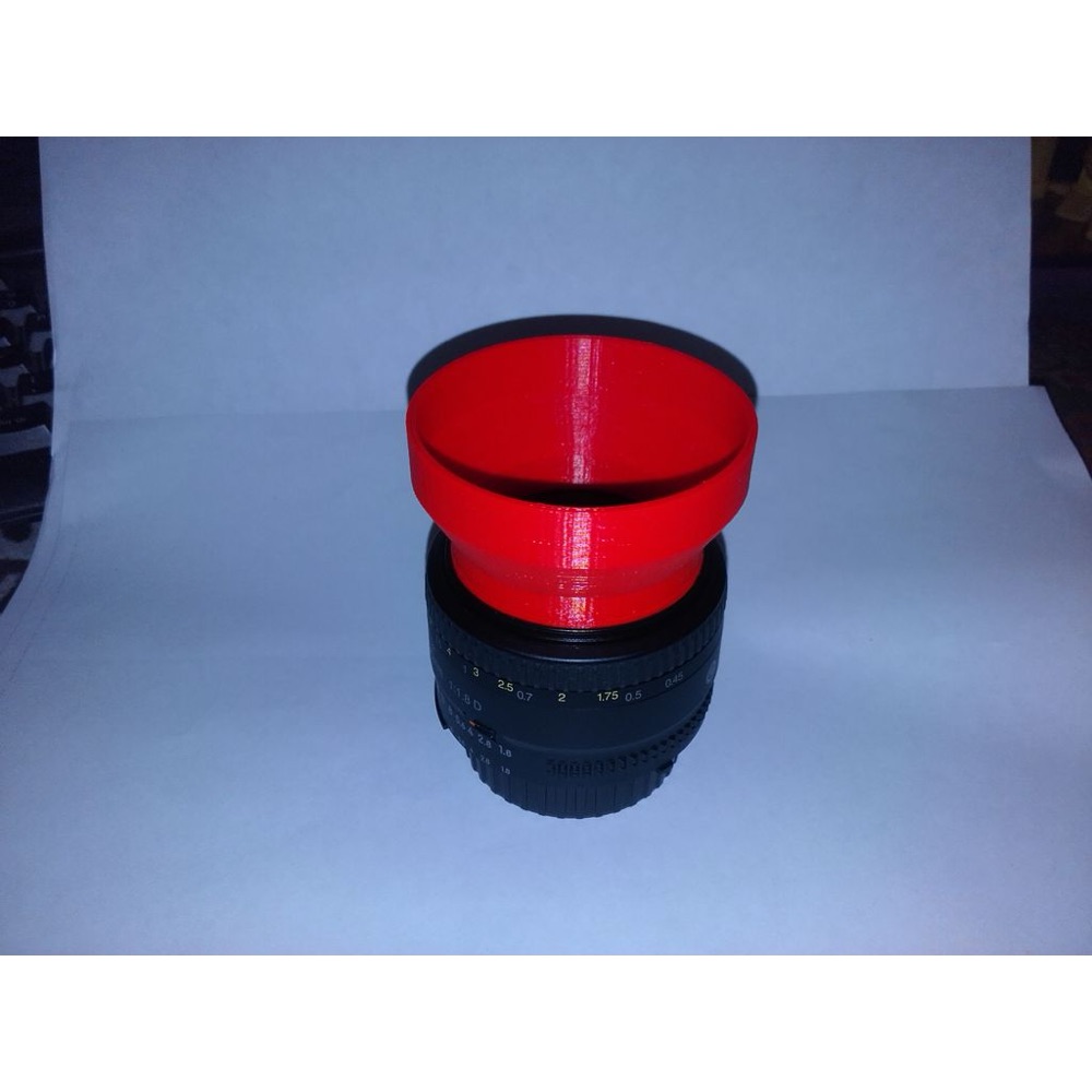 Nikon 50mm Objektif Lens Siperliği (Silindirik) görsel 2