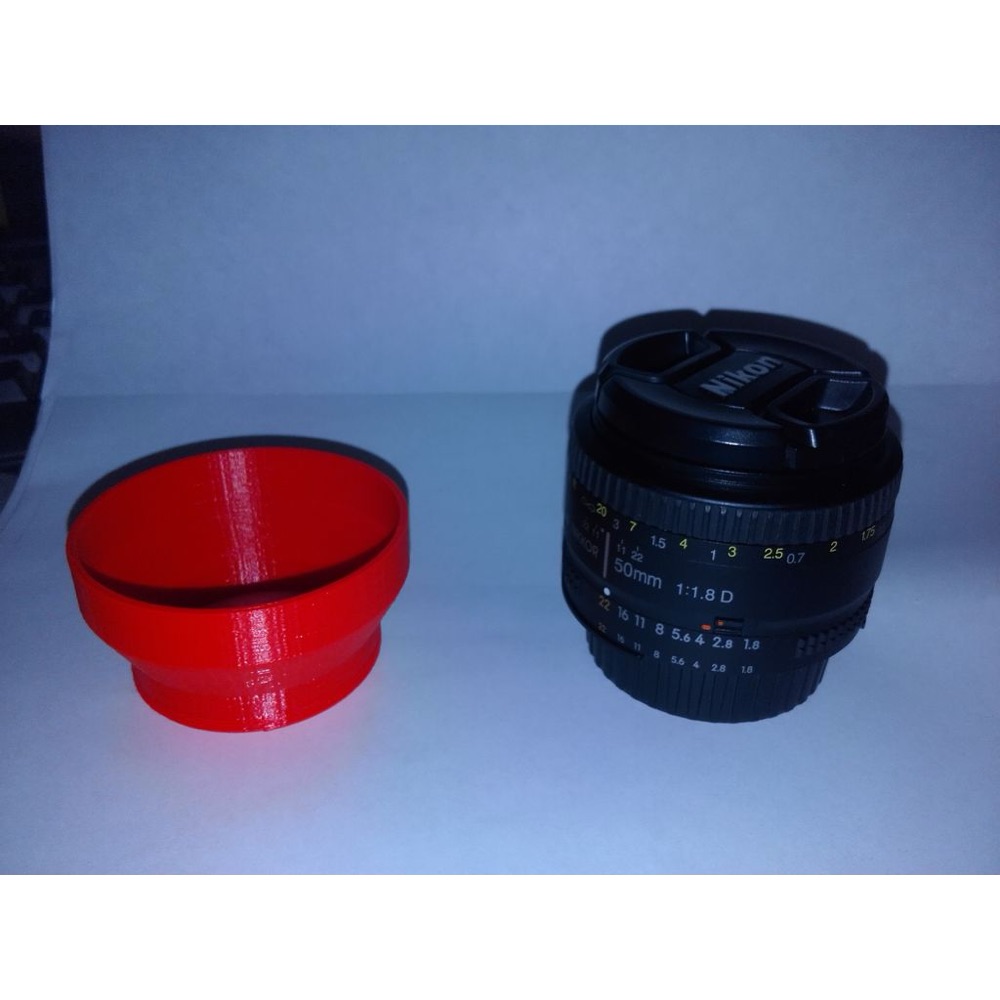 Nikon 50mm Objektif Lens Siperliği (Silindirik) görsel 3