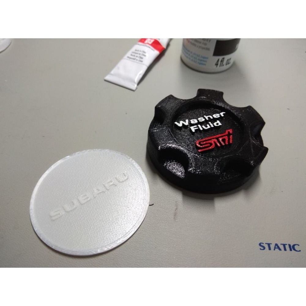 Subaru STI Cam Yıkama ve Intercooler Spreyi Kapakları görsel 3