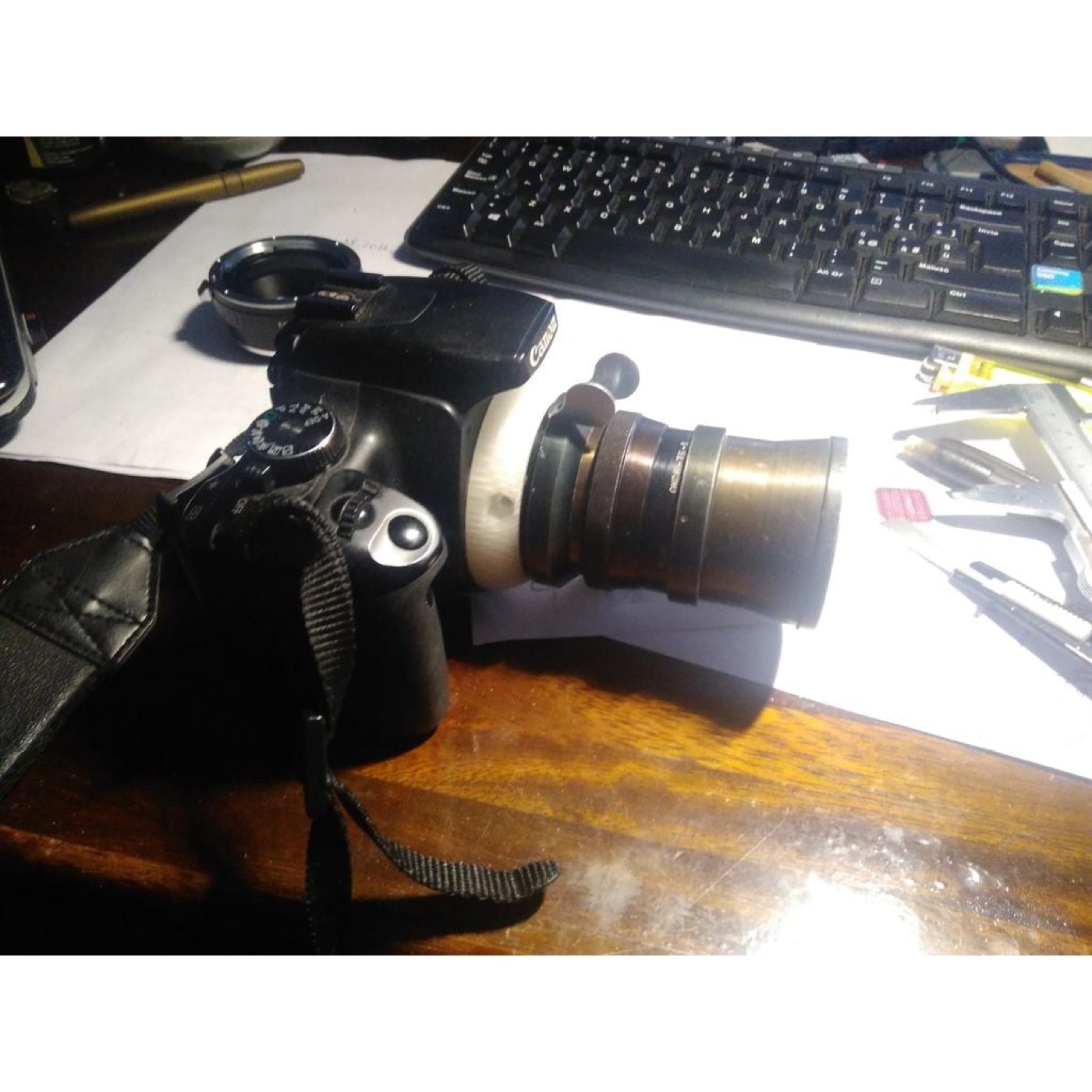 Konvas/Lomo OCT-18 Lensleri Canon EF Gövdelere Bağlayan Adaptör