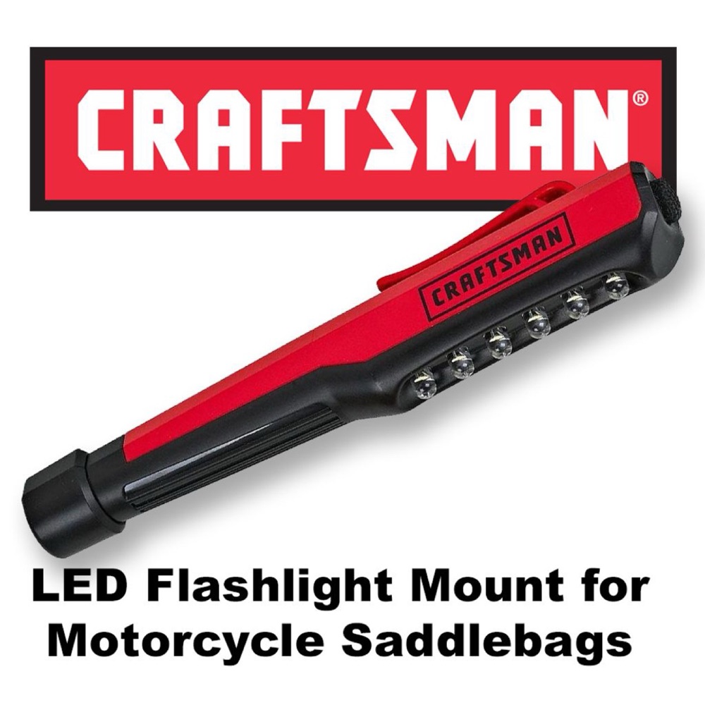 Craftsman Led Pocket Light Mount for Motorcycle Saddlebags