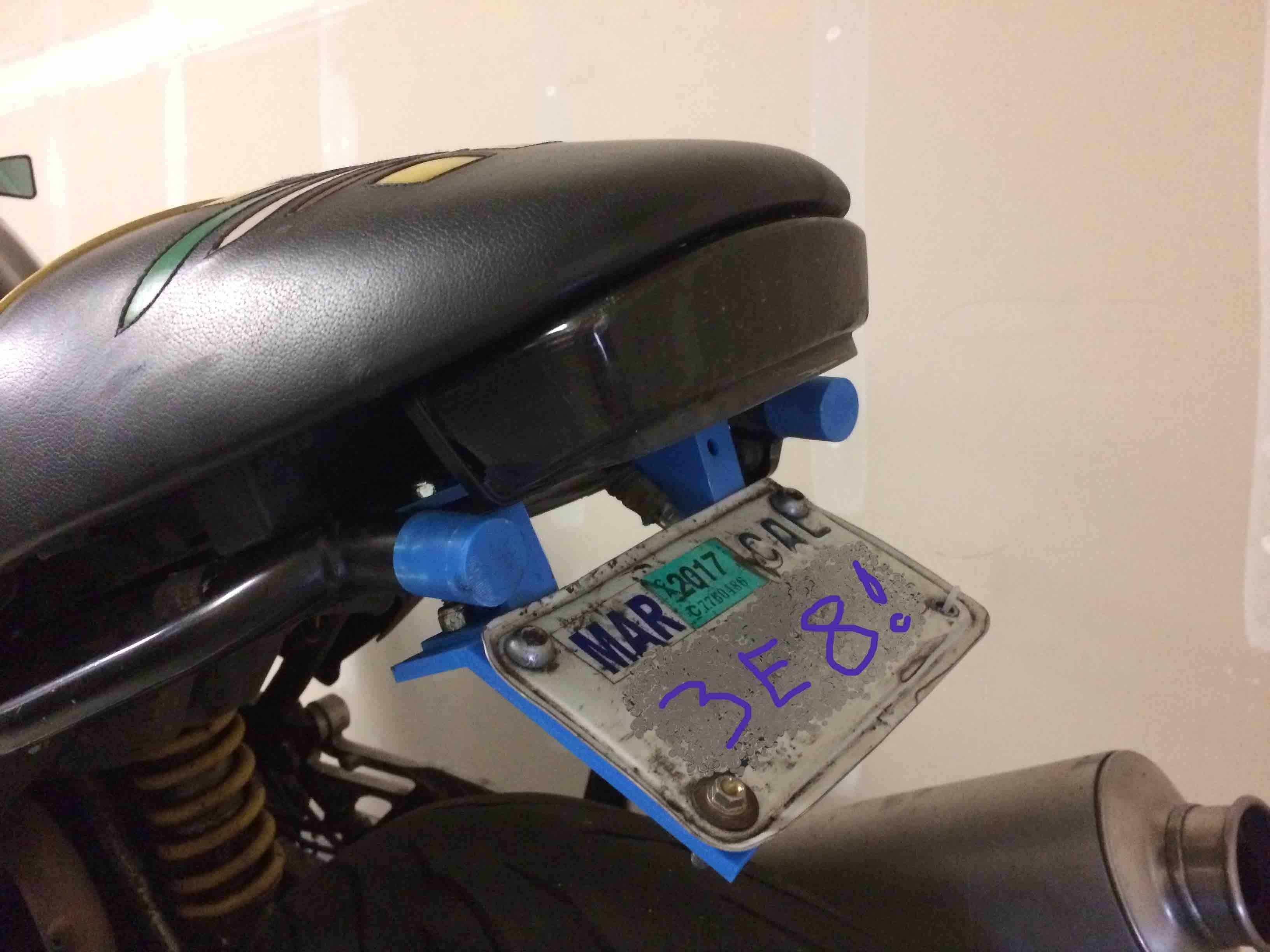 Ducati Stop Lambası ve Plaka Montaj Braketi