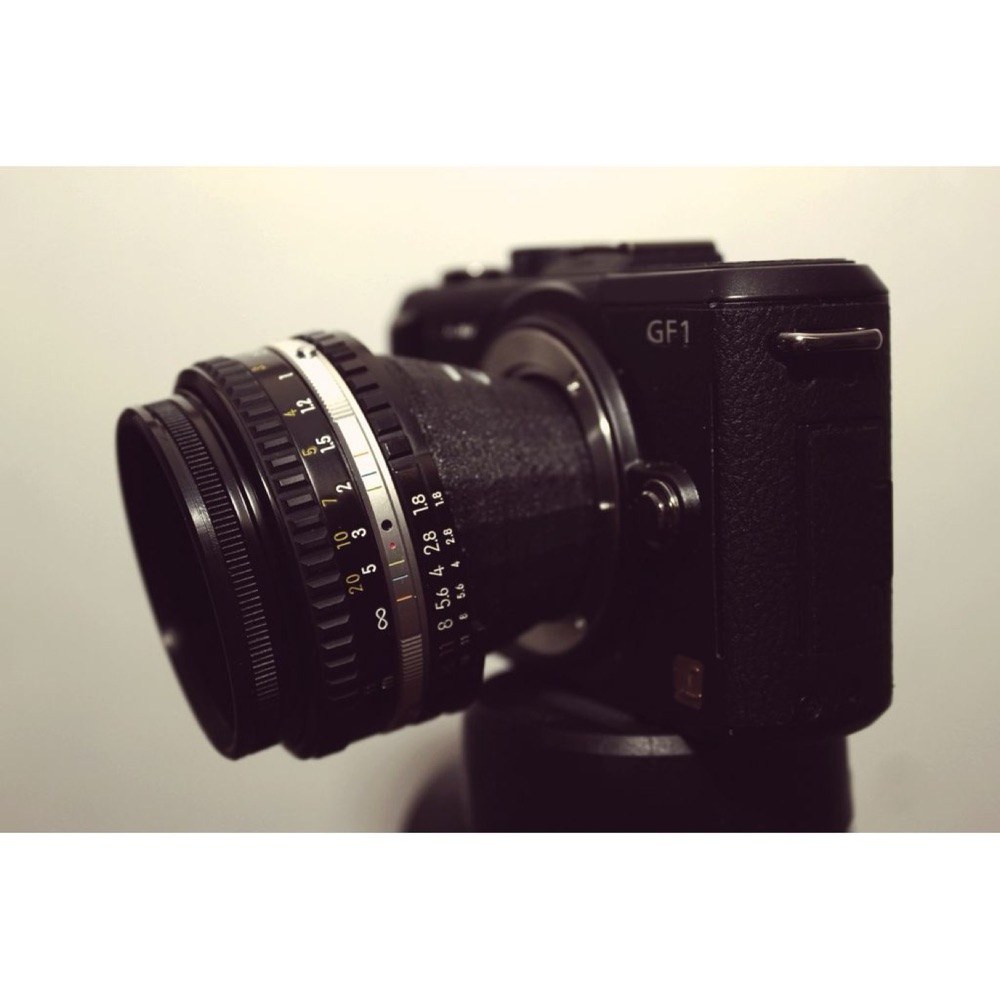 Nikon F-Mount Lens - Micro Four Thirds Tilt-Shift Adaptörü görsel 1