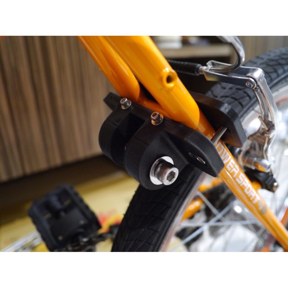 Bisiklet Sürtünmeli Tahrik (Friction Drive) Motor Braketi görsel 2