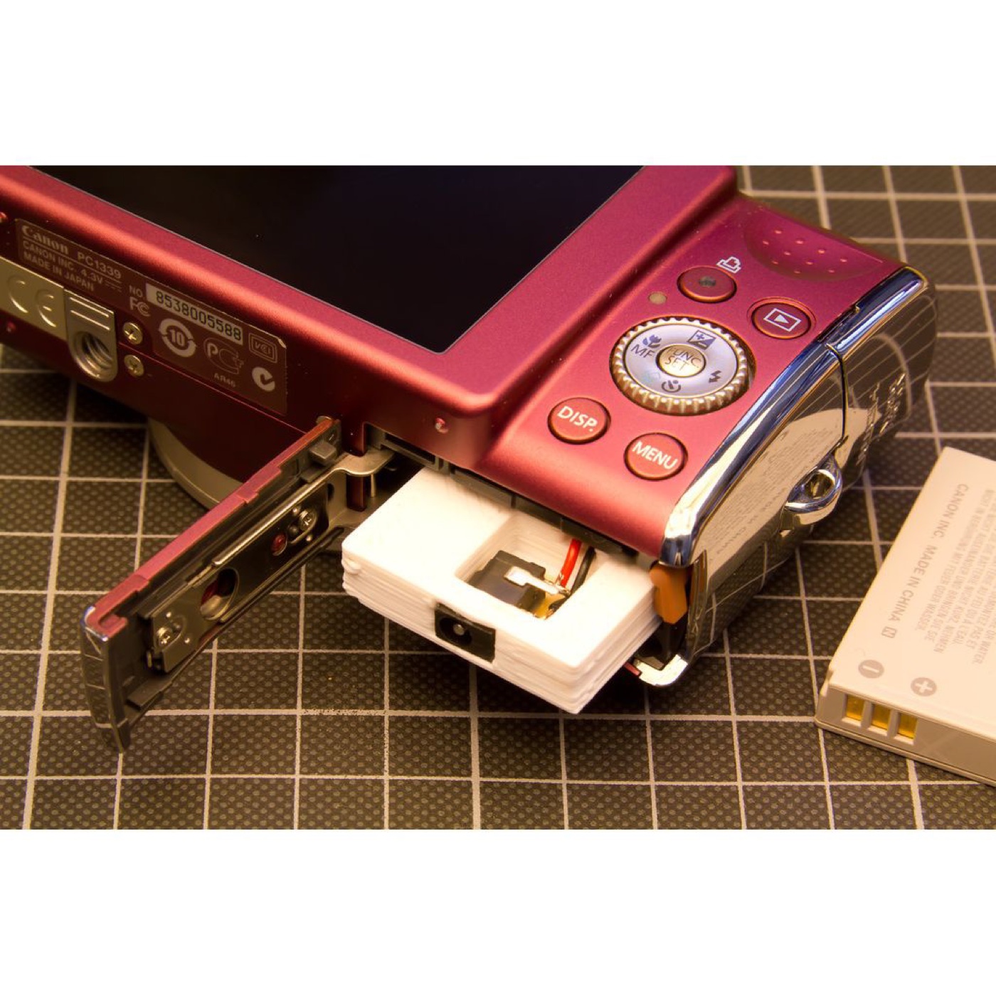 Canon SX200 için Harici Güç Adaptör Parçası görsel 3