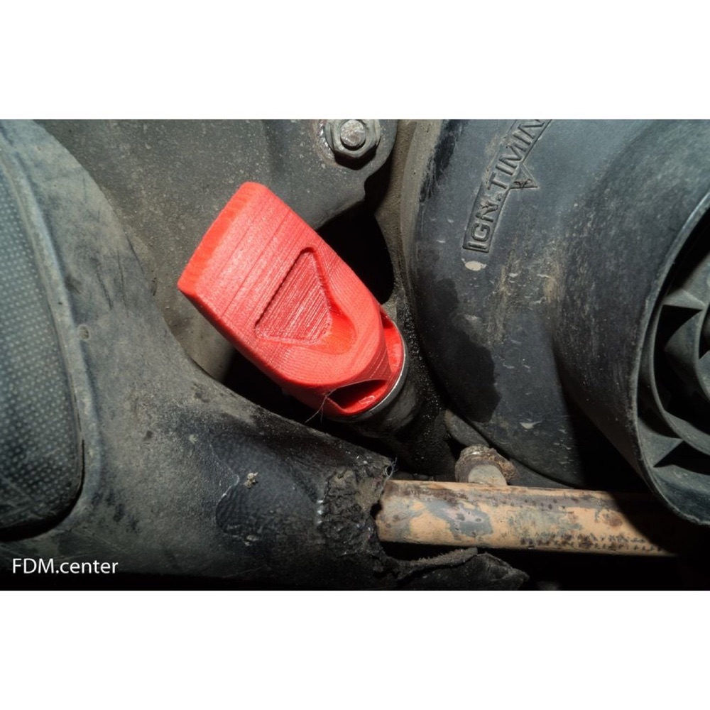 Honda Dio moped yağ çubuğu kapağı görsel 4