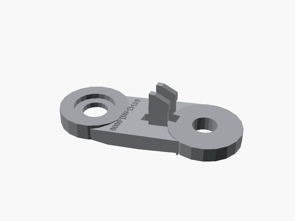 Honda OEM Braketi (64543-MFL-0000) görsel 2