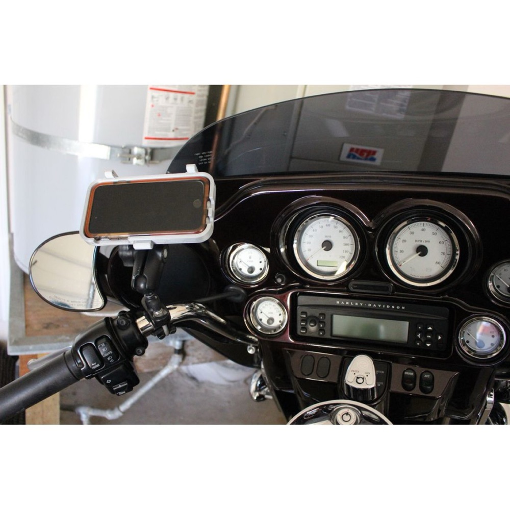 Motorcycle Handlebar iPhone 6 & iPhone 7 Case for use w RAM Mount görsel 4