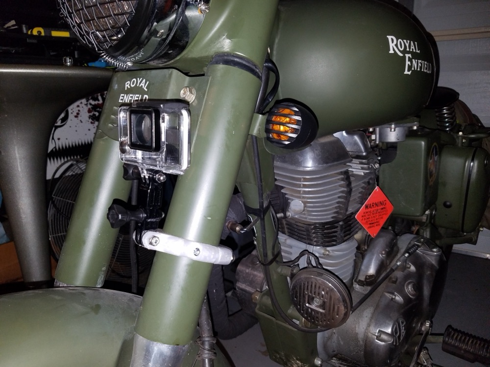 Royal Enfield 500 GoPro Montajı