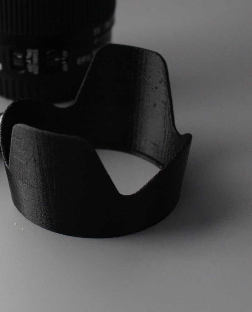 Canon EF-S 55-250mm Lens Parasoleyi (Lens Hood) görsel 3