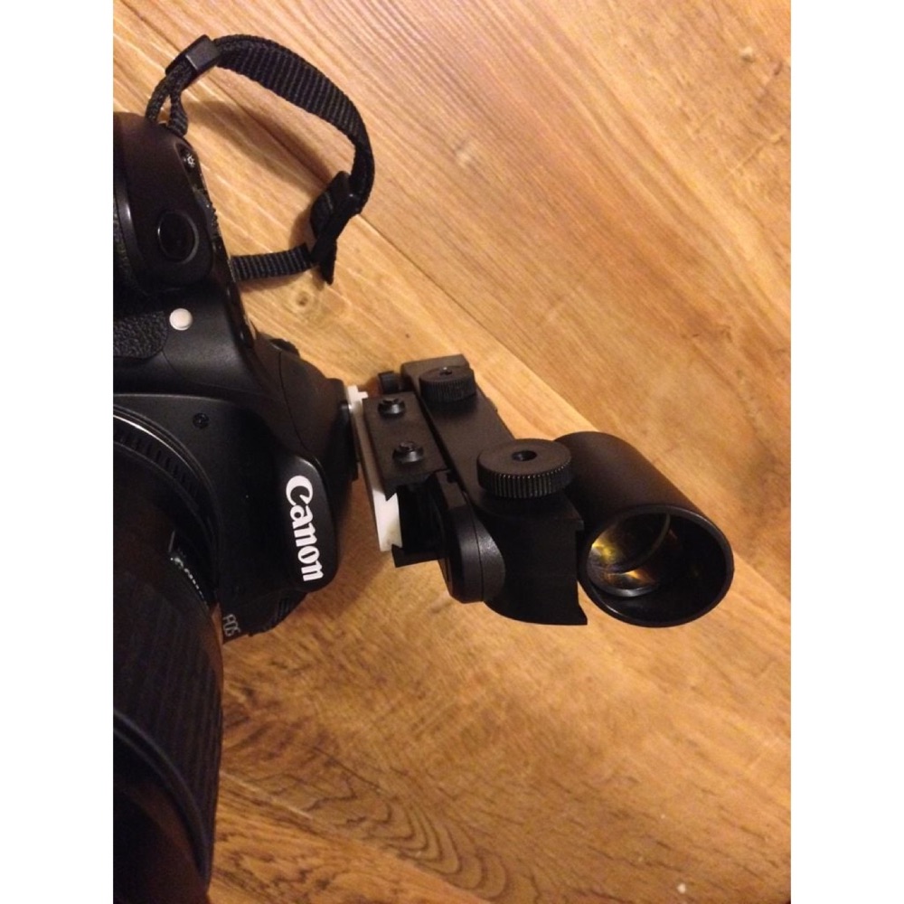 Canon EOS için Astrofotoğraf Nişangâh Flaş Kızağı Adaptörü görsel 4