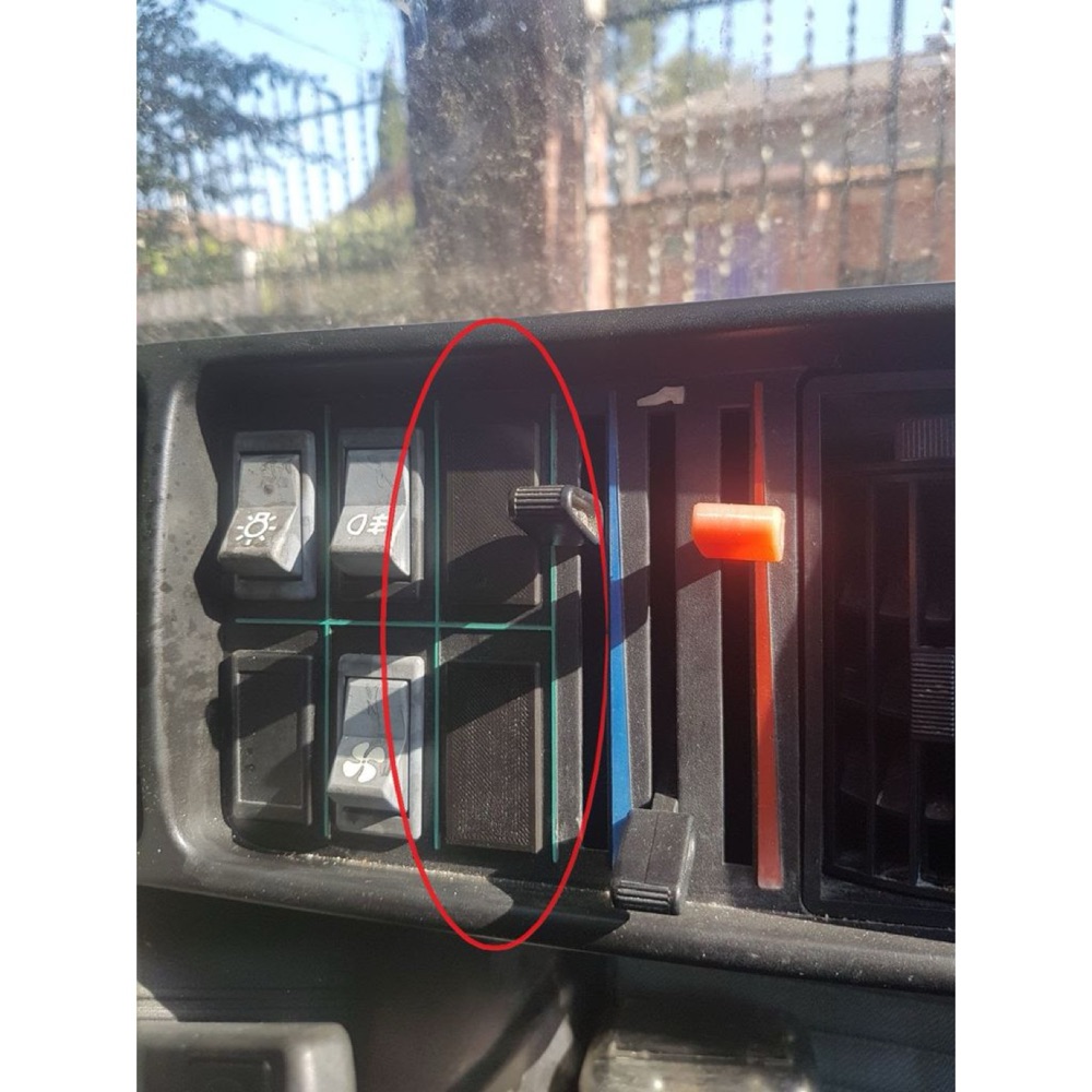 Fiat / Seat Panda Torpido Düğme Kör Kapağı