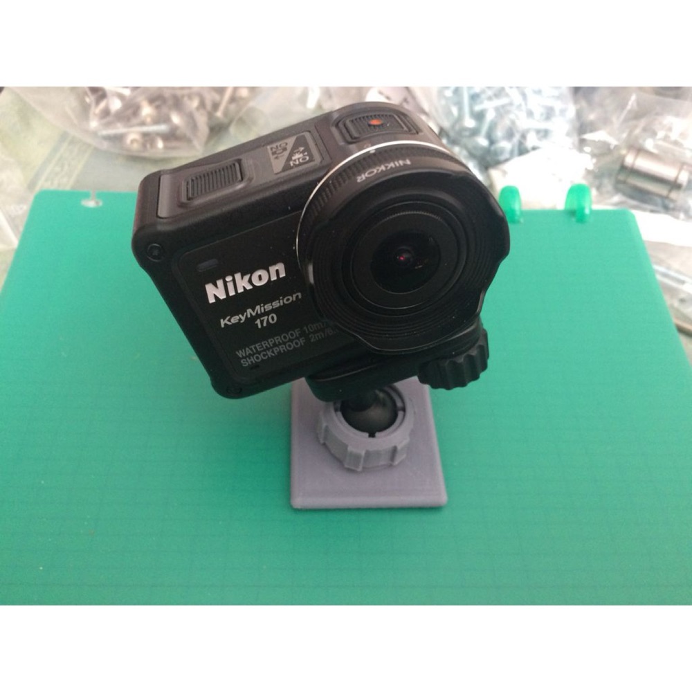 Nikon KeyMission Bilyalı Eklem (Ball Socket) Montaj Tabanı görsel 2