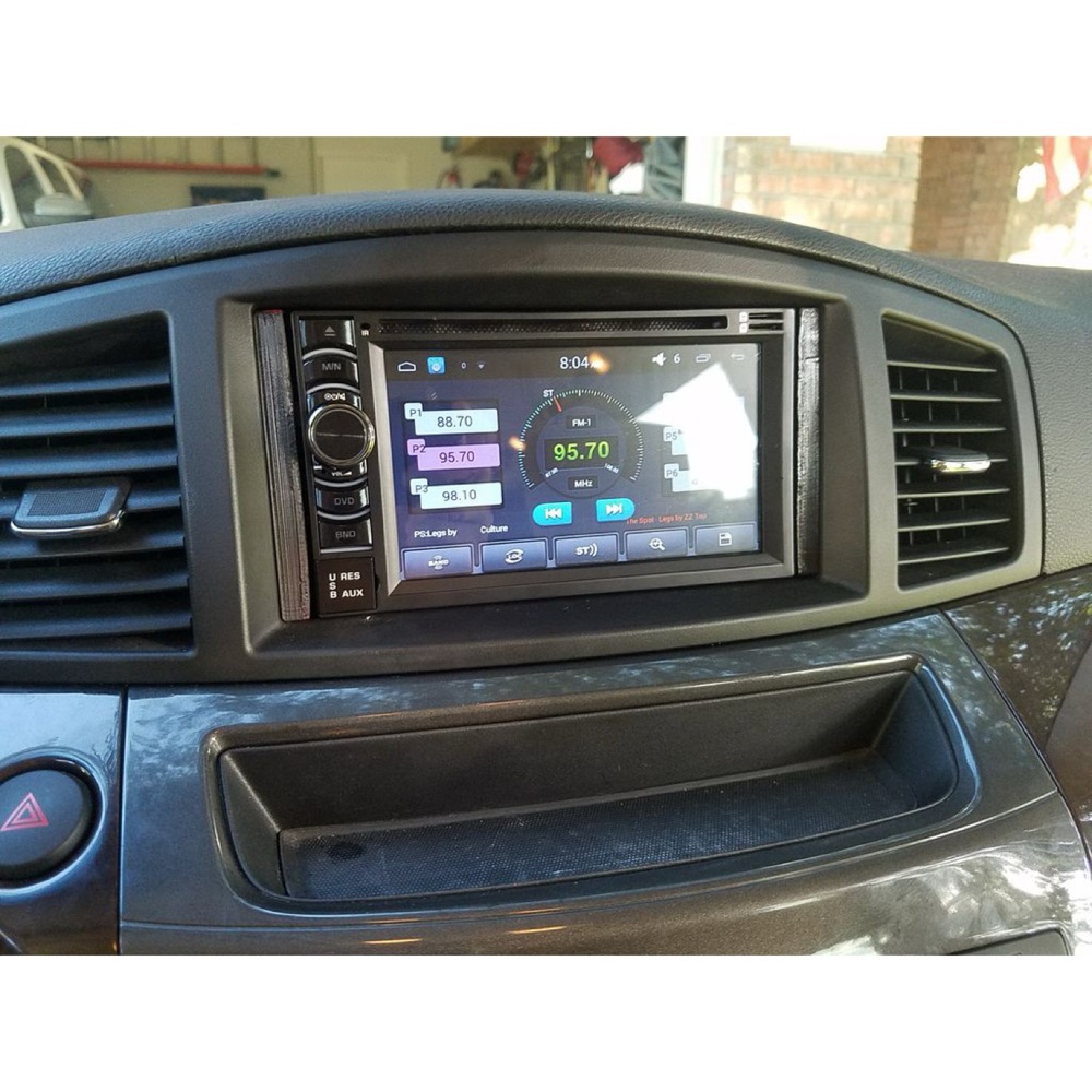 Nissan Quest (2012) çift-din radyo braketleri görsel 2
