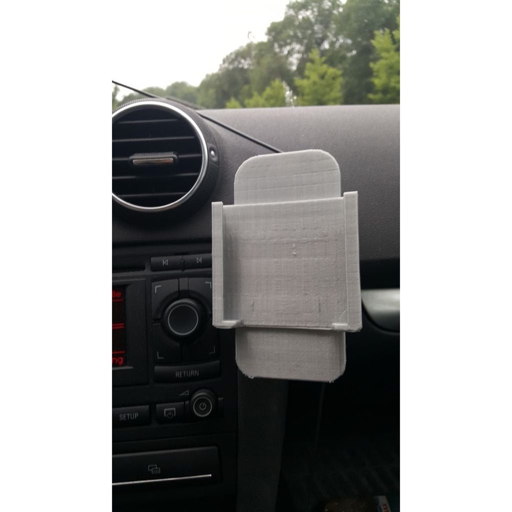 Audi FSE Telefon Tutucusu İçin Galaxy S6 Edge Adaptörü (Kılıflı)