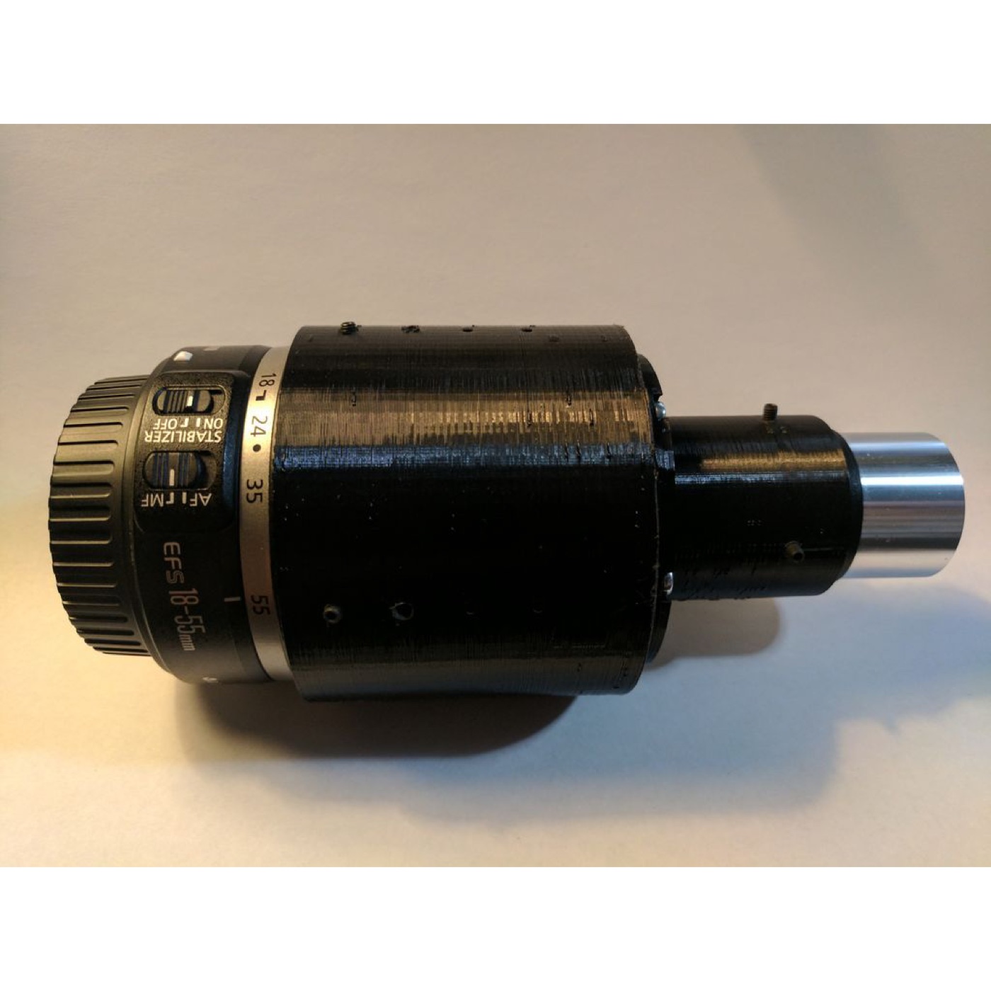 Canon 18-55mm Lens - Meade Oküler Adaptörü
