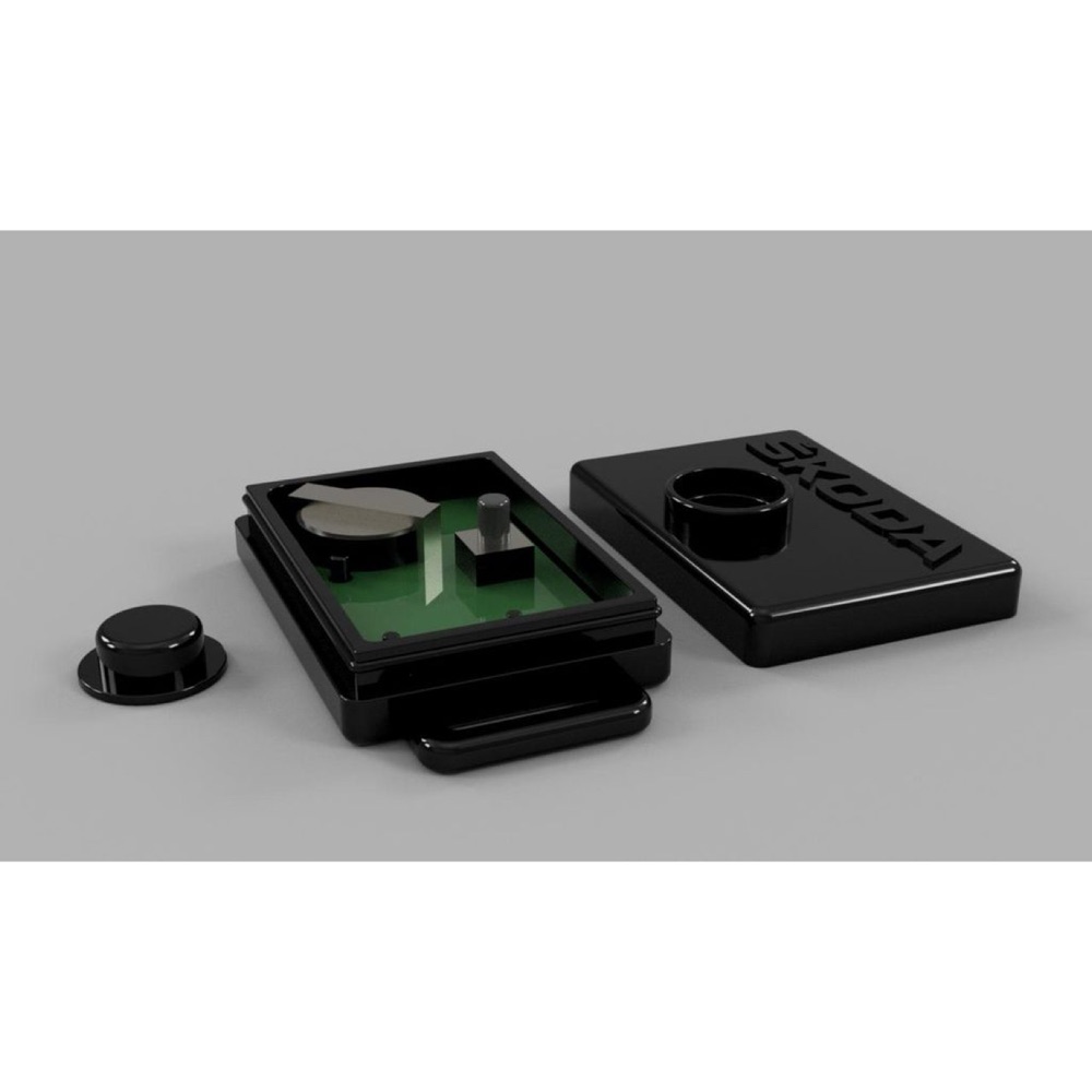 Skoda car alarm transmitter case görsel 3