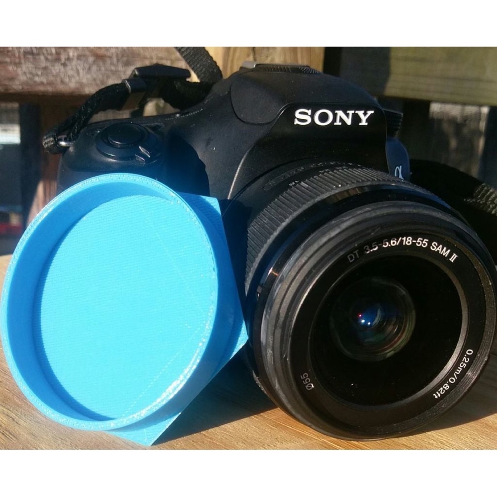 Sony SLT-A58 için 55 mm Objektif Kapağı (Altıgen Tabanlı)