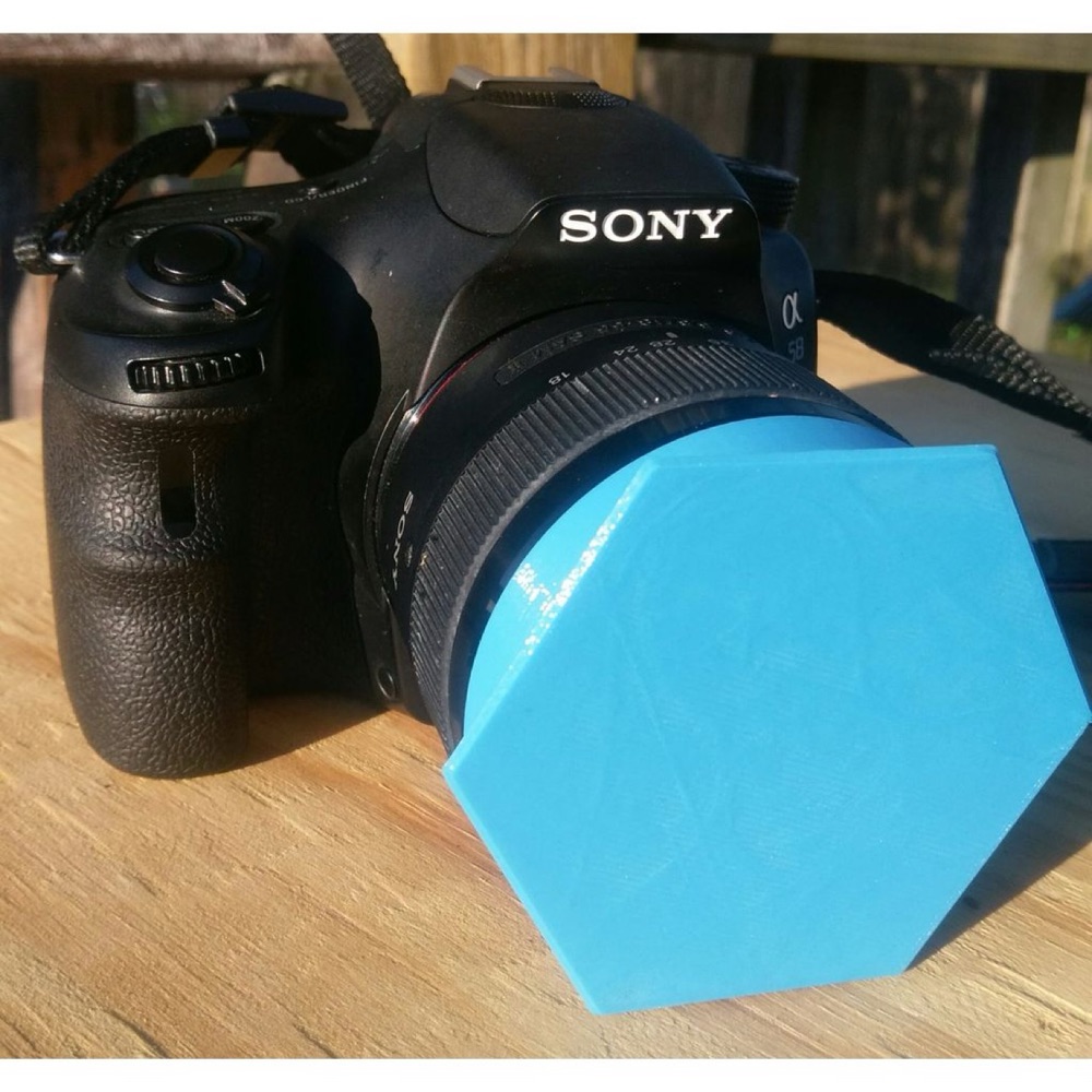 Sony SLT-A58 için 55 mm Objektif Kapağı (Altıgen Tabanlı) görsel 2
