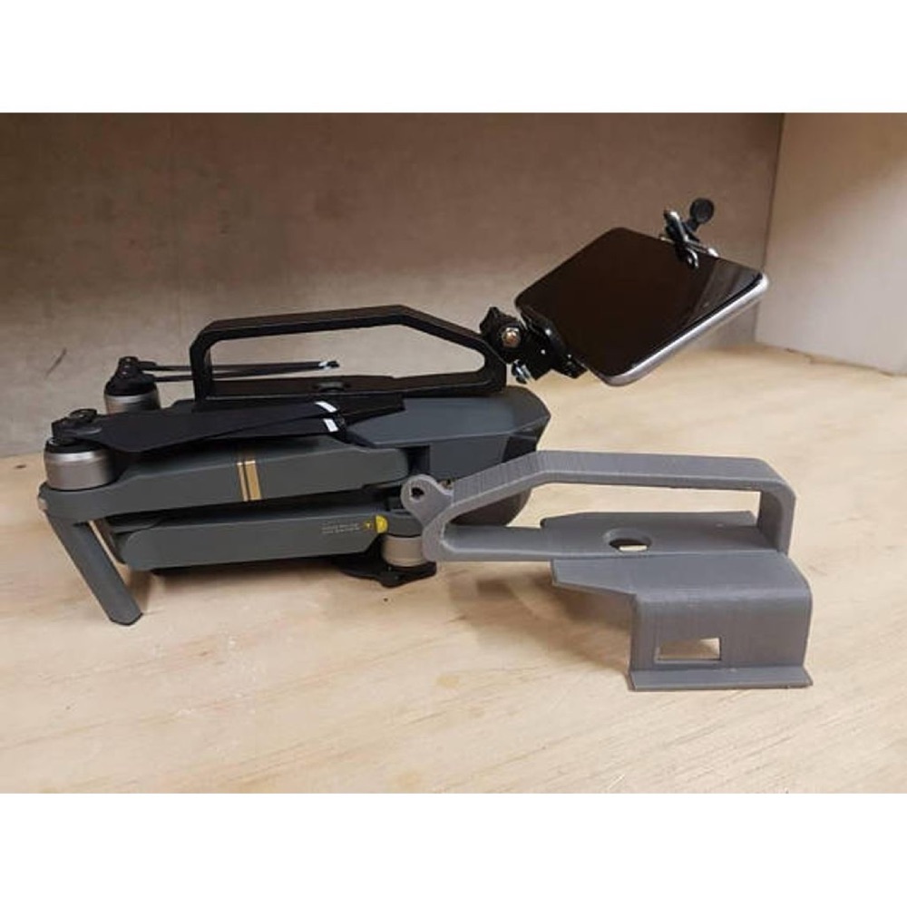 DJI Mavic Pro Steadicam Tutamağı (Drone'u Elde Gimbal Olarak Kullanma, Telefon Tutuculu)