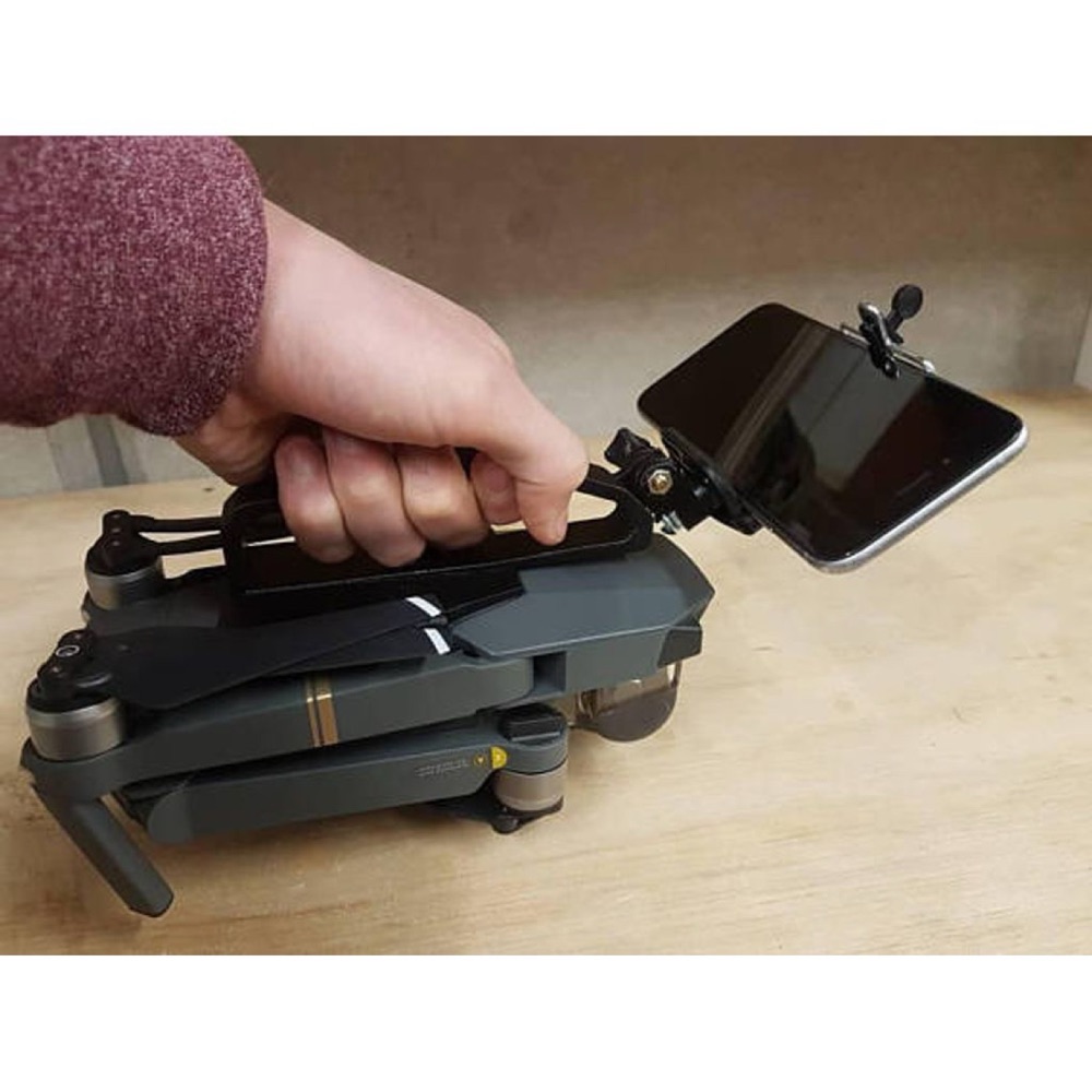 DJI Mavic Pro Steadicam Tutamağı (Drone'u Elde Gimbal Olarak Kullanma, Telefon Tutuculu) görsel 2