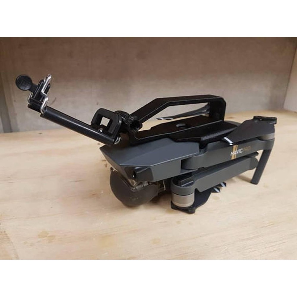 DJI Mavic Pro Steadicam Tutamağı (Drone'u Elde Gimbal Olarak Kullanma, Telefon Tutuculu) görsel 3