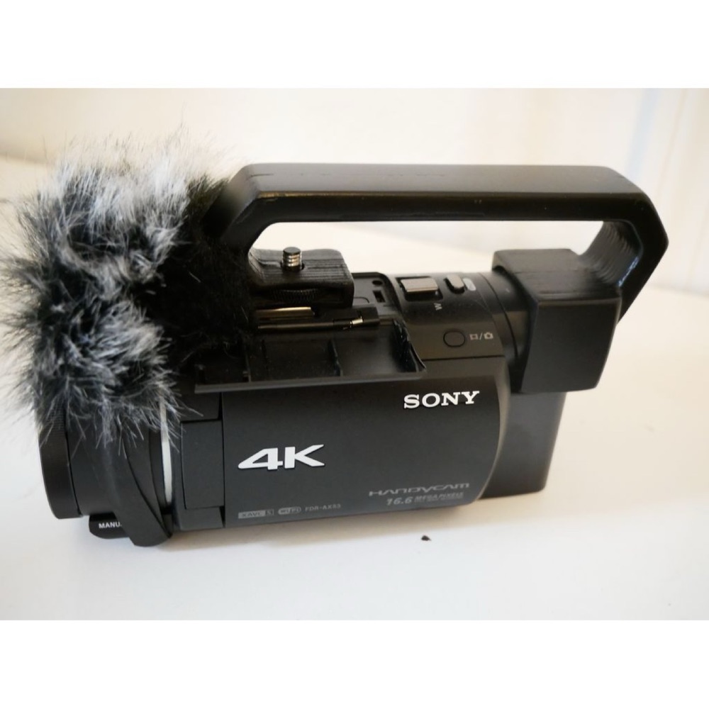Sony FDR-AX53 Kamkorder için El Tutamağı (Vizöre ve Flaş Ayağına Bağlanır)